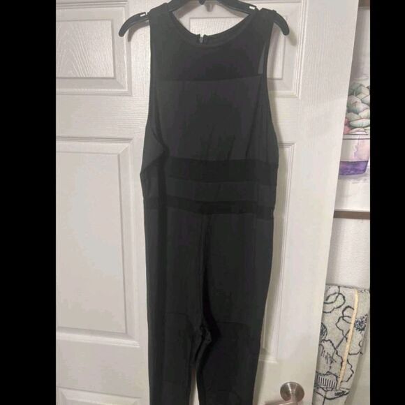 Sexy mesh front Jumpsuit sz 0X - Picture 10 of 10